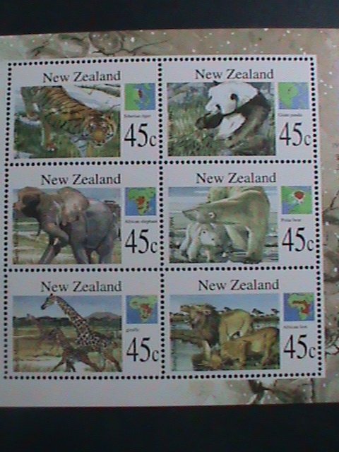 NEW ZEALAND-1994 SC#66 PHILAKOREA'94 STAMP SHOW-ENDANGER ANIMALS   MNH S/S VF