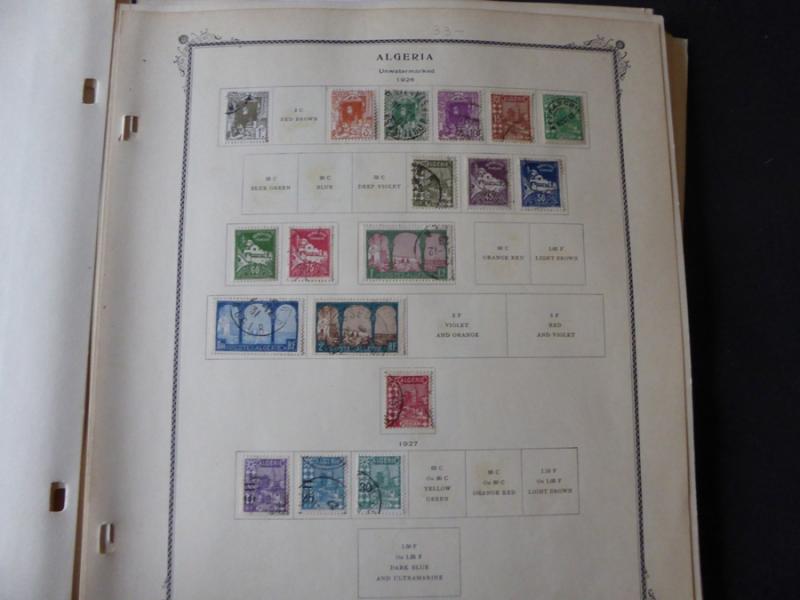 Algeria 1924-1971 Stamp Collection on Scott Specialty Album Pages