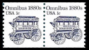 PCBstamps   US #1897 Coil Pair 2c(2x1c) Omnibus, MNH, (37)