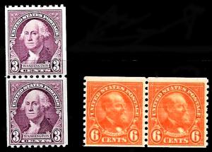 #722 - #723, Mint NH Pair - CV $36.75 