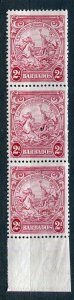 BARBADOS; 1938 early GVI pictorial issue fine MINT MNH 2d. STRIP