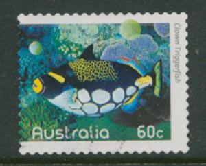 Australia SG 3416c  Used perf 12½ Clown Triggerfish