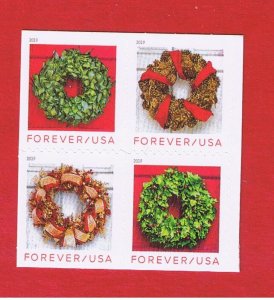 #5424-5427   MNH  S/A   bklt. pane of 4   Wreaths  Free S/H 