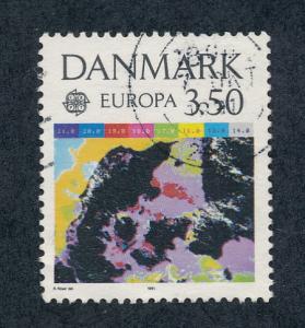 Denmark 1991 Scott 936 used - 3.50k, Europa