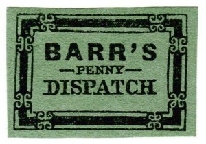 (I.B) US Local Post : Barr's Penny Dispatch