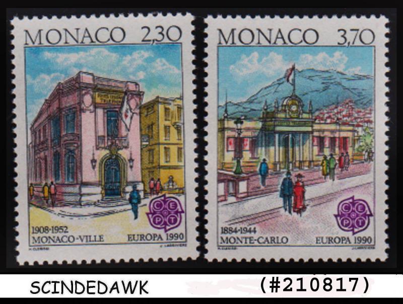 MONACO - 1990 EUROPA / POST OFFICE SG#1983-84 - 2V - MINT NH