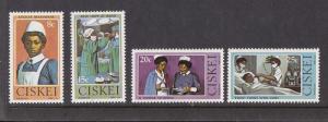 South Africa - Ciskei # 34-37, Nursing, Mint NH