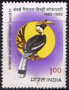 Hornbill -  India SC 1027. VFU SCV $.1.60