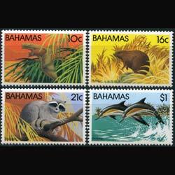 BAHAMAS 1982 - Scott# 514-7 Fauna Set of 4 NH