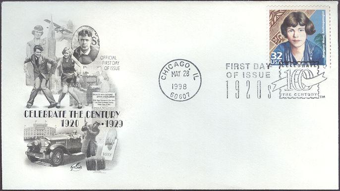 #3184g Margaret Mead Artcraft FDC