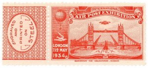 (I.B) Cinderella : APEX International Air Post Exhibition (London 1934)