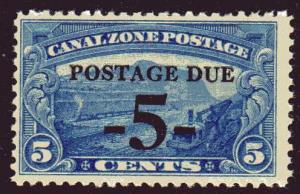Canal Zone #J23 Fine+ OG NH, Fresh!