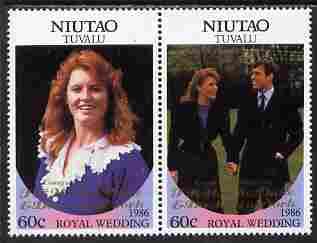 Tuvalu - Niutao 1986 Royal Wedding (Andrew & Fergie) ...