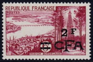 ✔️  FRENCH REUNION 1956 - BORDEAUX VIEWS BRIDGE  - SC. 312 ** MNH [ST072]