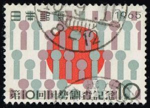 Japan #849 Tenth National Census; Used (0.25)