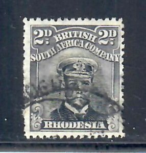 Rhodesia #122-  Catalogs $5.00 selling at 10% of CV