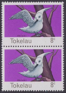 Tokelau 57 Birds Akiaki 8c vert pair MNH 1977