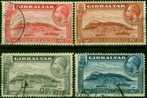 Gibraltar 1931-33 Set of 4 SG110-113 Fine Used (2)