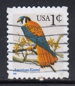 United States 1999 Sc#3031 American Kestrel (Falco sparverius) Used