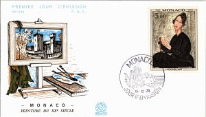 Monaco, Worldwide First Day Cover, Art