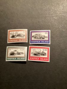 Stamps Norfolk Scott #581-4 never hinged