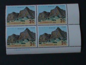 RYUKYU-1953-SC#115 PROTECTION OF NATIONAL CULTURAL TREASURES MNH BLOCK VF