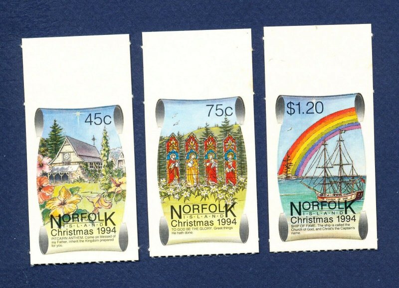 NORFOLK ISLAND - 566-567  - VF MNH S/A - Christmas - 1994 