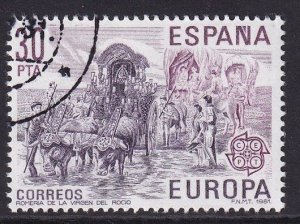 Spain #2237 cancelled 1981  Europa 30p procession