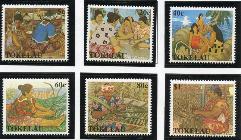 TOKELAU SCOTT#165/70   MINT NH  AS SHOWN 