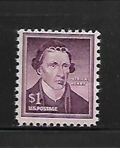 USA, 1052, MNH, PATRICK HENRY