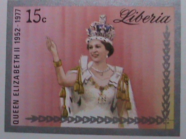 LIBERIA -1977 QUEEN ELIZABETH II SILVER JUBILEE PROOF SHEET MNH VERY FINE