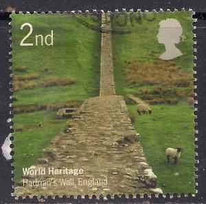 GB 2006 QE2 2nd World Heritage Sites SG 2601  used stamp ( A1182 )