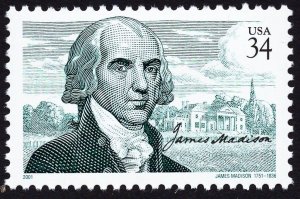 US 3545 MNH VF/XF 34 Cent James Madison (1751-1836)