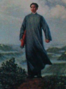 ​CHINA-1968-SC#998 -W12-MAO ZEDONG GOING TO ANYUAN IN 1921MNH XF-WITH BORDER