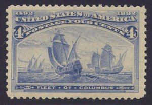 US Scott #233 Mint, VF(J), NH