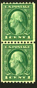 U.S. #448 MINT PAIR OG NH