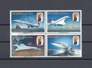 BAHRAIN 1976 SG 232/5, MS236 MNH Cat £45