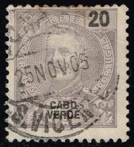 Cape Verde #41 King Carlos I; Used (1.00)