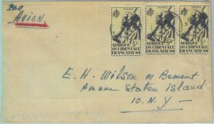 86332 - Afrique Occidentale Francaise POSTAL HISTORY - AIRMAIL COVER to USA 1940