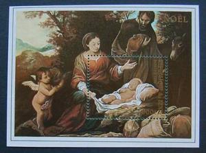 Benin, Scott 842, MNH, Christmas Art