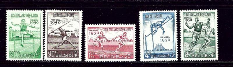 Belgium B480-84 MH 1950 sports set