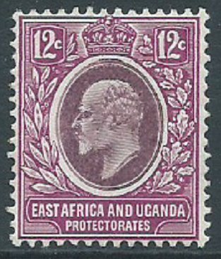 East Africa & Uganda Protectorates, Sc #35, 12c MH