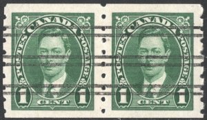 Canada SC#238 1¢ King George VI Precancelled Coil Pair (1937) Unused/OG/NH