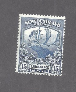 Canada NEWFOUNDLAND # 124 MINT NH 15c TRAIL OF CARIBOU BS25141