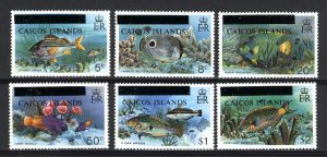 Caicos 2-7  Mint NH VF 1981 PD