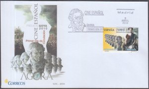 SPAIN Sc #3704 FDC ACTRESS RACHEL WEISZ in HISTORICAL FILM AGORA 2009