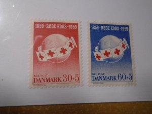 Denmark  #  B26-27    MNH