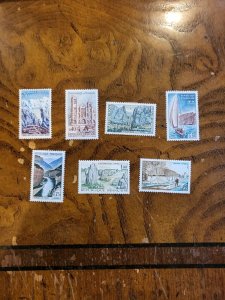 Stamps France Scott #1124-30 nh