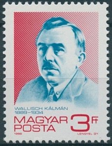 Hungary Stamps 1989 MNH Kalman Wallisch Workers' Movement Activist People 1v Set