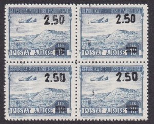 ALBANIA 1952 Air 2.50l on 10l blue in - 35583